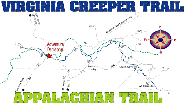 Creeper Trail Map Creeper Trail Map